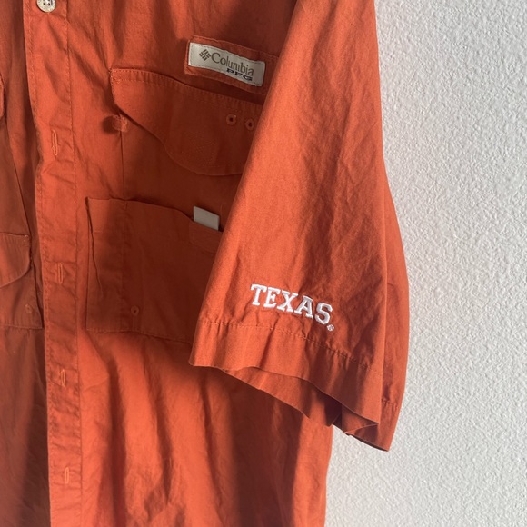 Texas Longhorns Men’s Small Shirt Columbia PFG Vented Fishing Outdoor - Picture 4 of 4